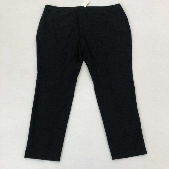 Halogen Pants Women's 20 Black Slacks Dark Wash Taylor Fit Pants Size 20 NWT - Picture 9 of 12